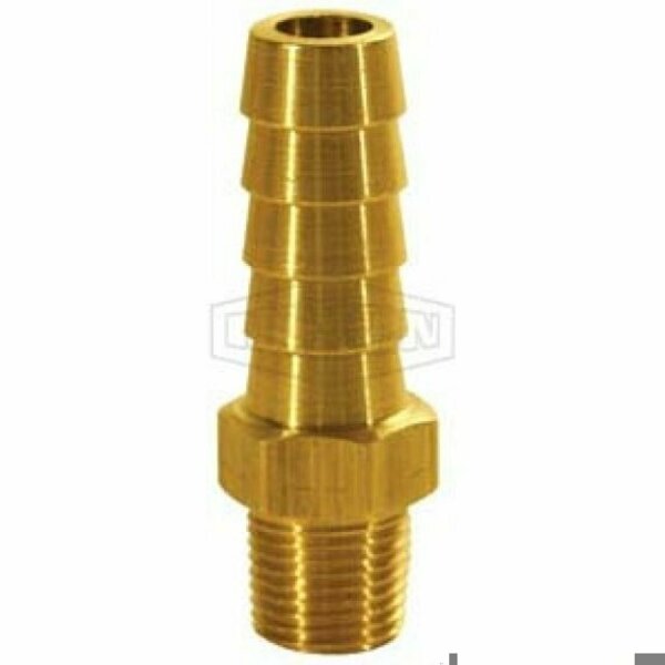 Dixon Insert, 1 in, MNPT x Hose Barb, Brass, Domestic 1021616C